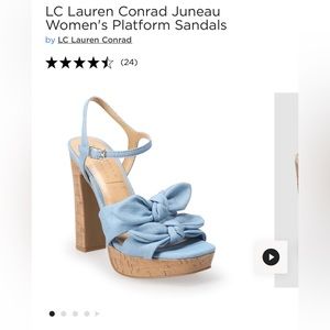 LC Lauren Conrad Juneau Women's Platform Sandals